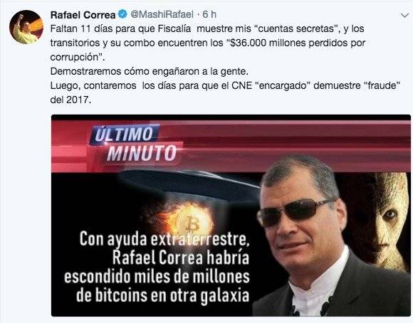 Rafael Correa: Demostraremos cómo engañaron a la gente