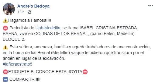 usted no sabe quién soy yo Medellín