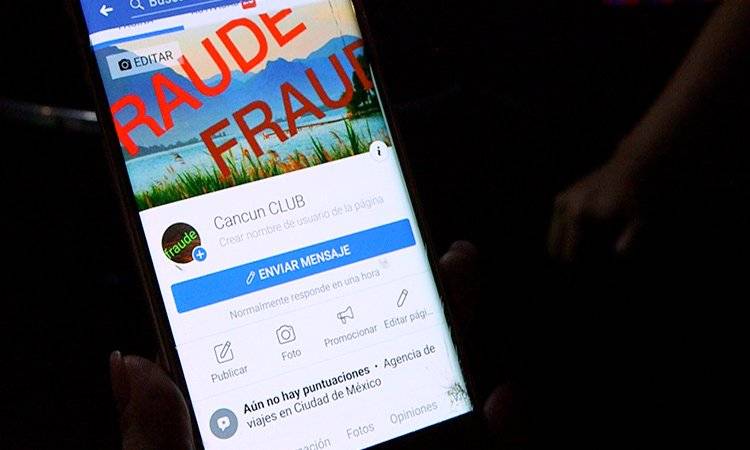 Crean perfil de Facebook para advertir de fraude a turistas.
