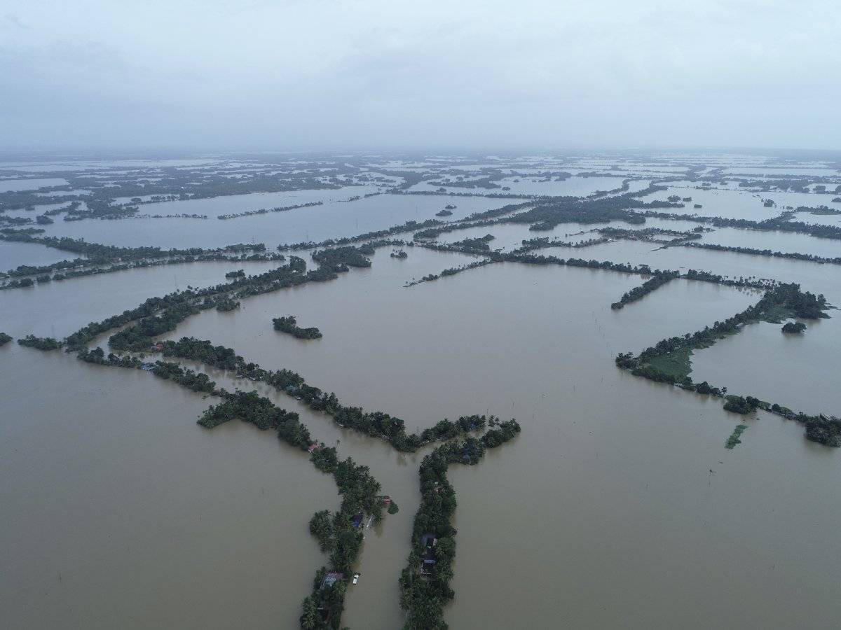 Inundación India Kerala