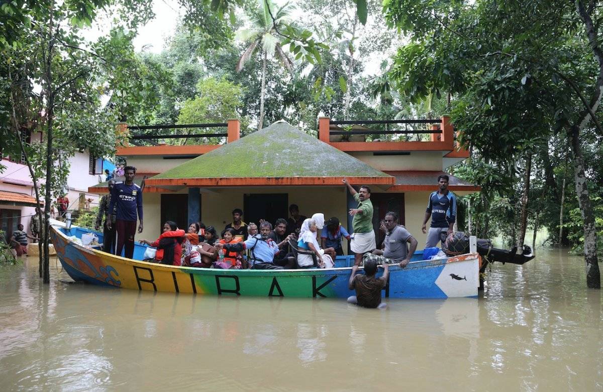 Inundación India Kerala