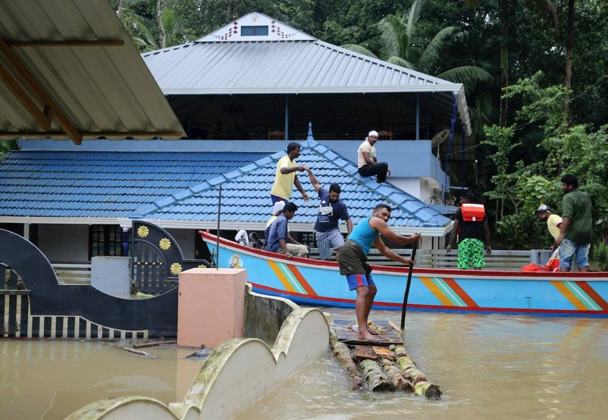 Inundación India Kerala
