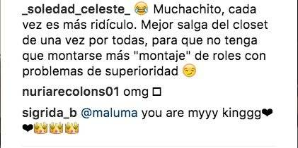 Maluma contesta a sus detractores con esta foto