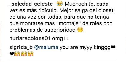 Maluma contesta a sus detractores con esta foto Maluma contesta a sus detractores con esta foto