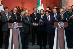 Coinciden Peña Nieto y López Obrador en transición respetuosa