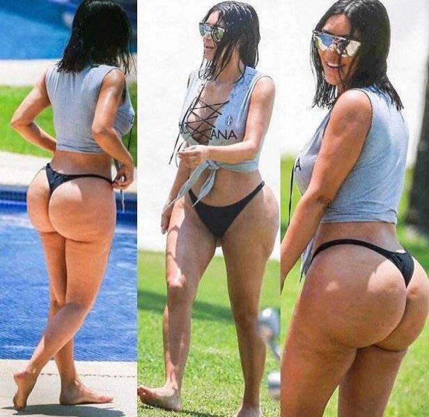 Kim Kardashian trasero