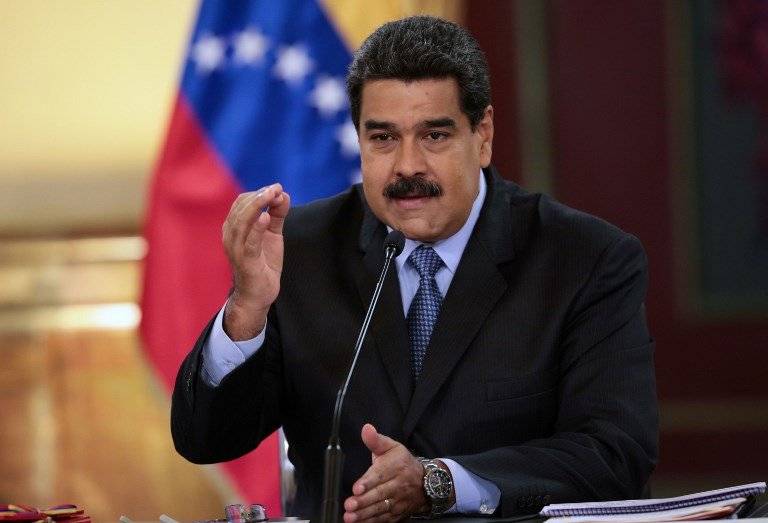 Nicolás Maduro hablando