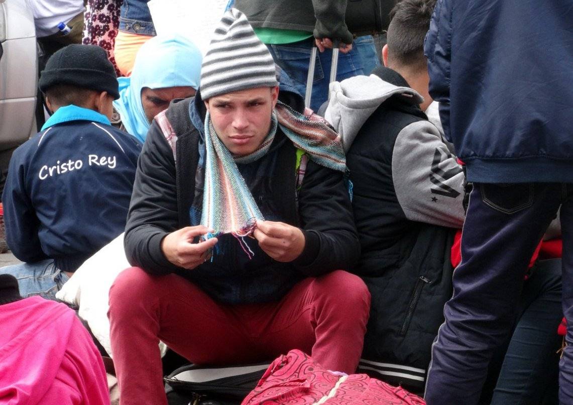 Venezolanos varados en frontera piden una "ruta humanitaria" hacia Perú