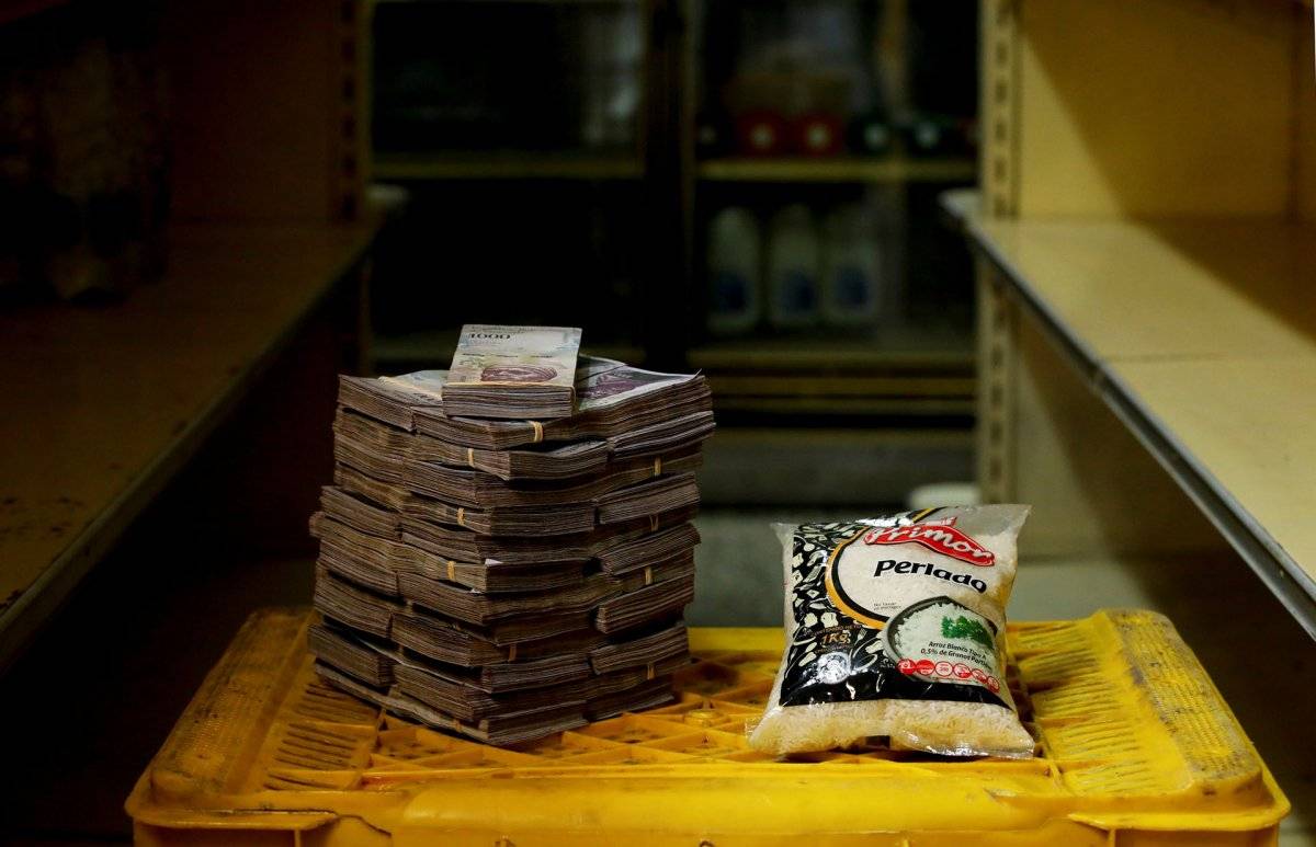 Un kilo de arroz = 0,38 dólares