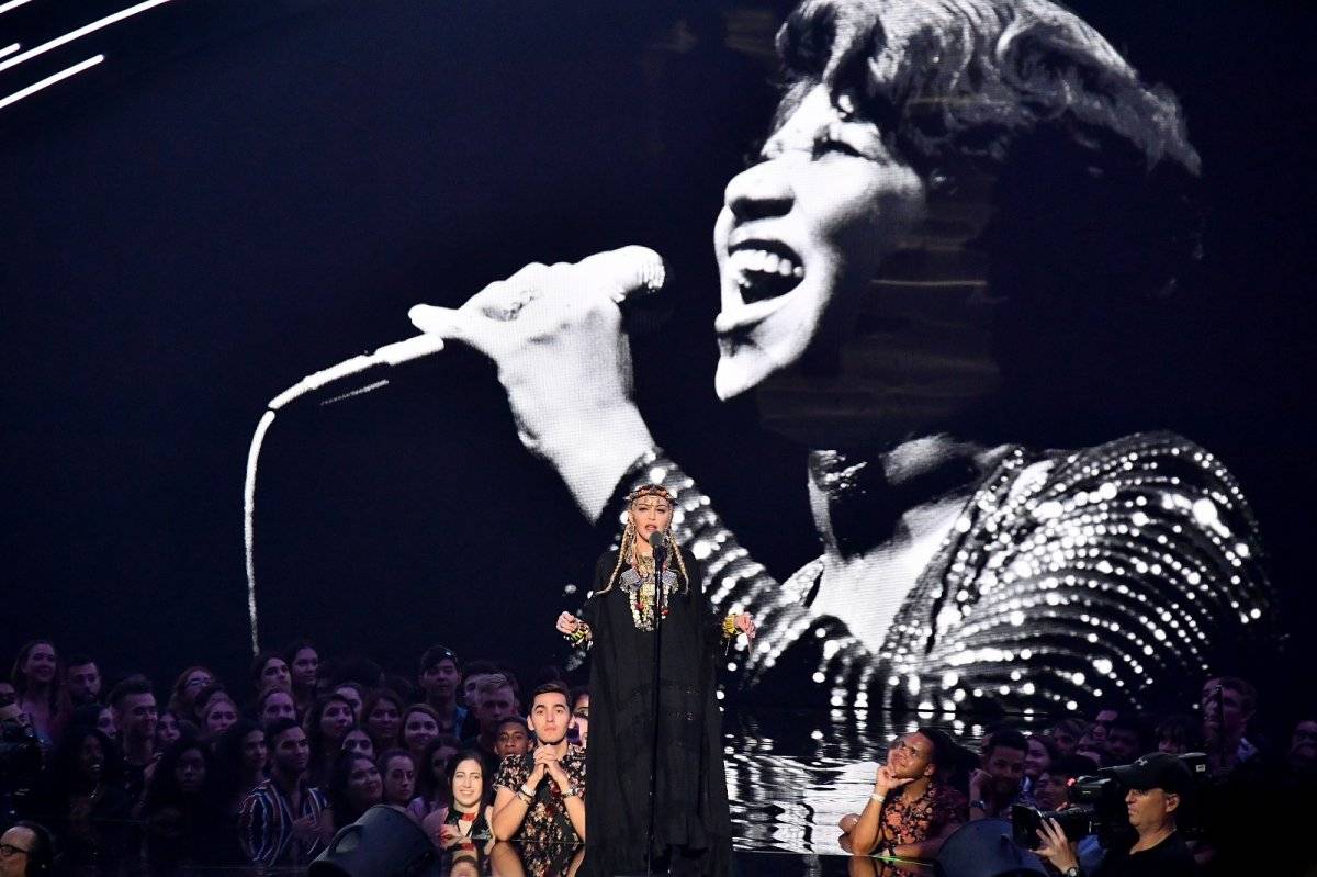 Madonna Aretha Vmas