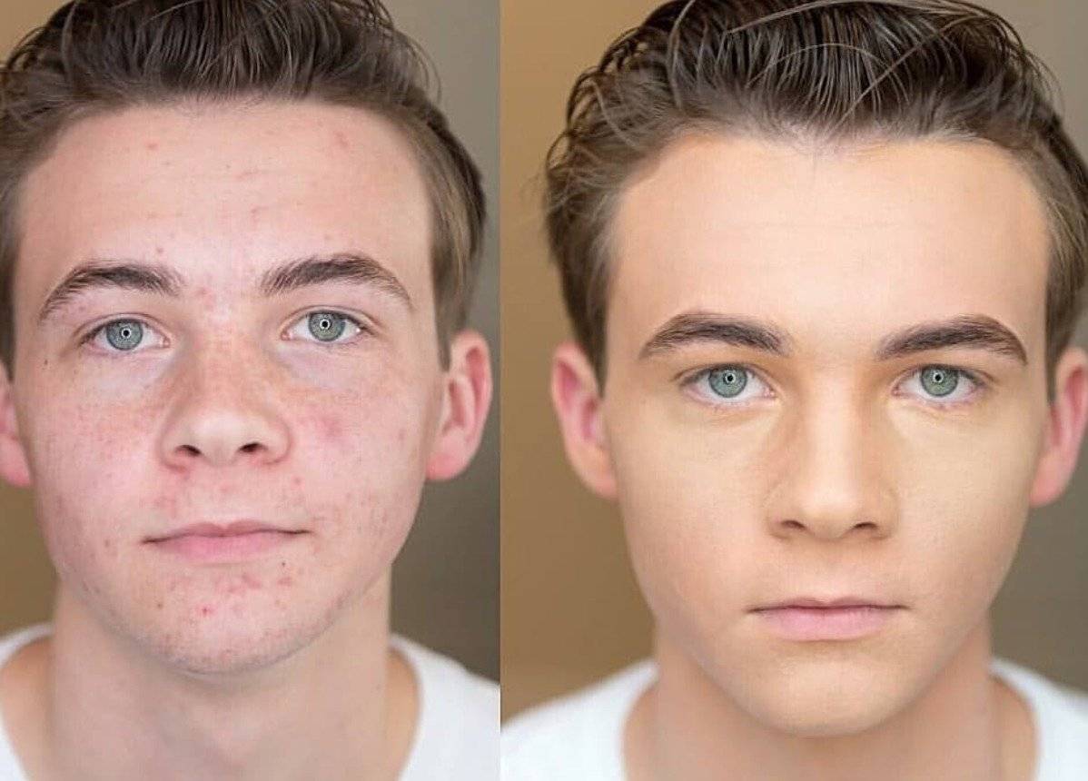 maquillaje para hombre