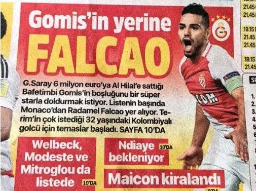 Falcao Turquía
