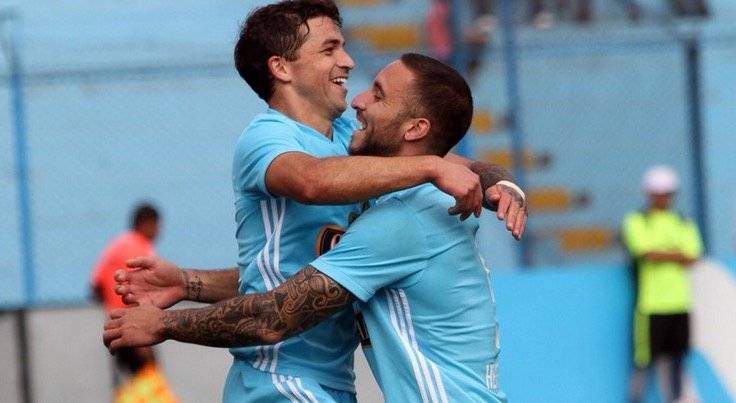 El uruguayo Gabriel Costa y el argentino Emanuel Herrera han sido las principales figuras en ofensiva del Sporting Cristal de Mario Salas / Foto: Twitter