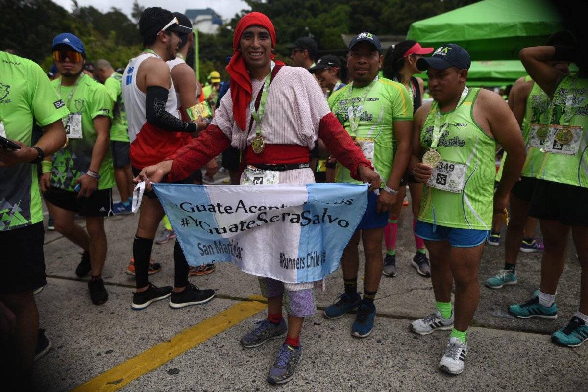 Hermes llevó un mensaje especial a todos los corredores