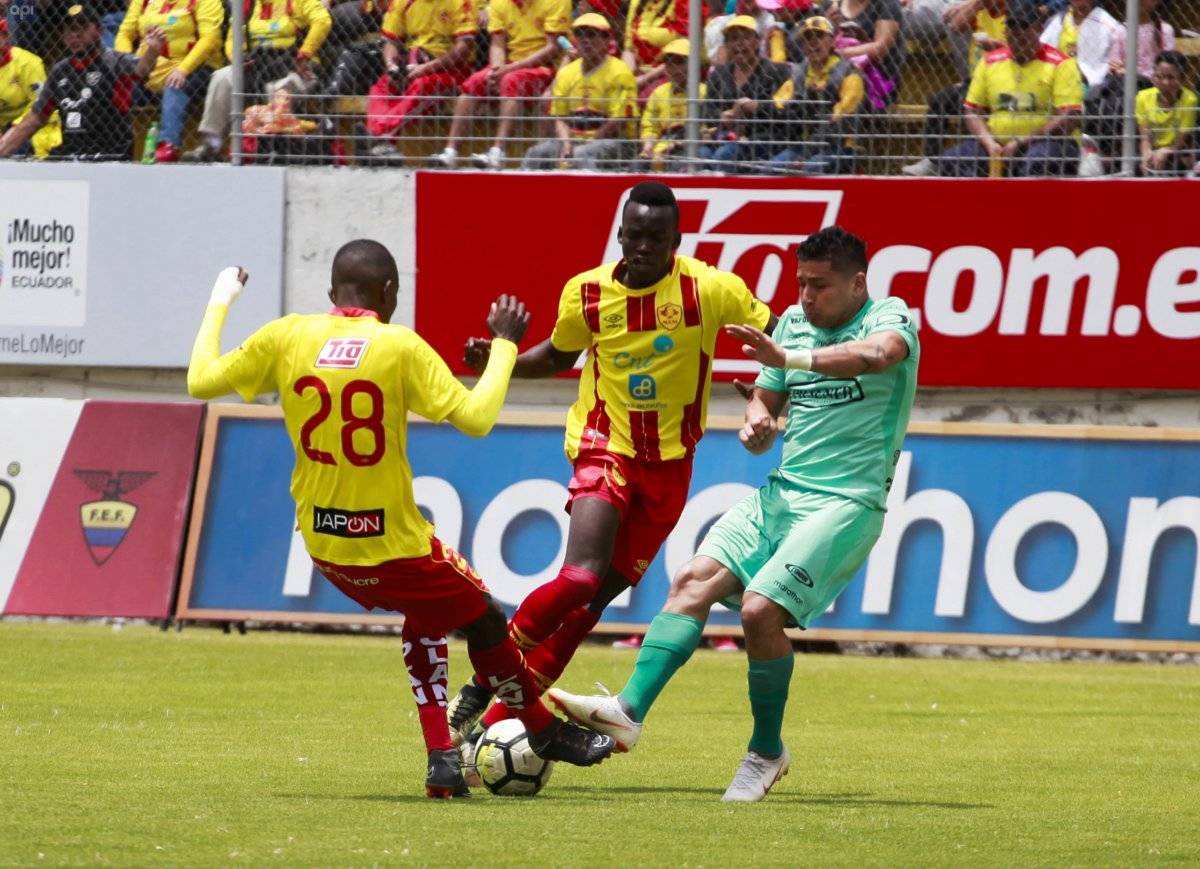 QUITO-ECUADOR (26-08-2018 ) Partido Aucas vs Barcelona estadio Gonzalo Pozo Ripalda FOTO API/JUAN DIEGO MONTENEGRO 26 de Agosto de 2018