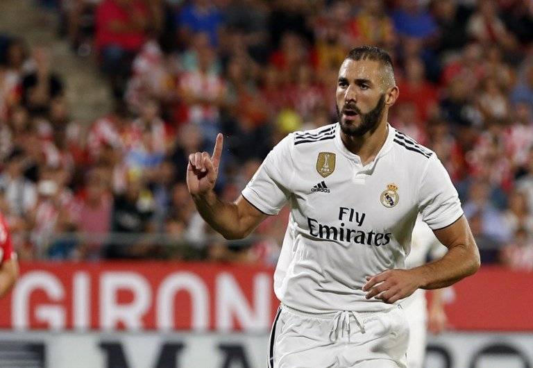 Gol de Karim Benzema contra el Girona