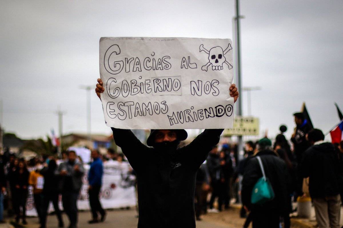 Protestas en Quintero y Puchuncaví