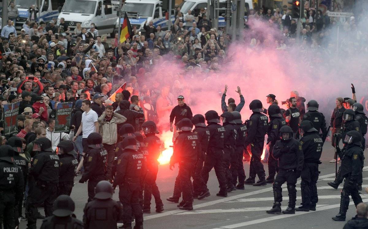 Los recientes episodios de violencia callejera de la extrema derecha generaron una gran inquietud en la opinión pública alemana.