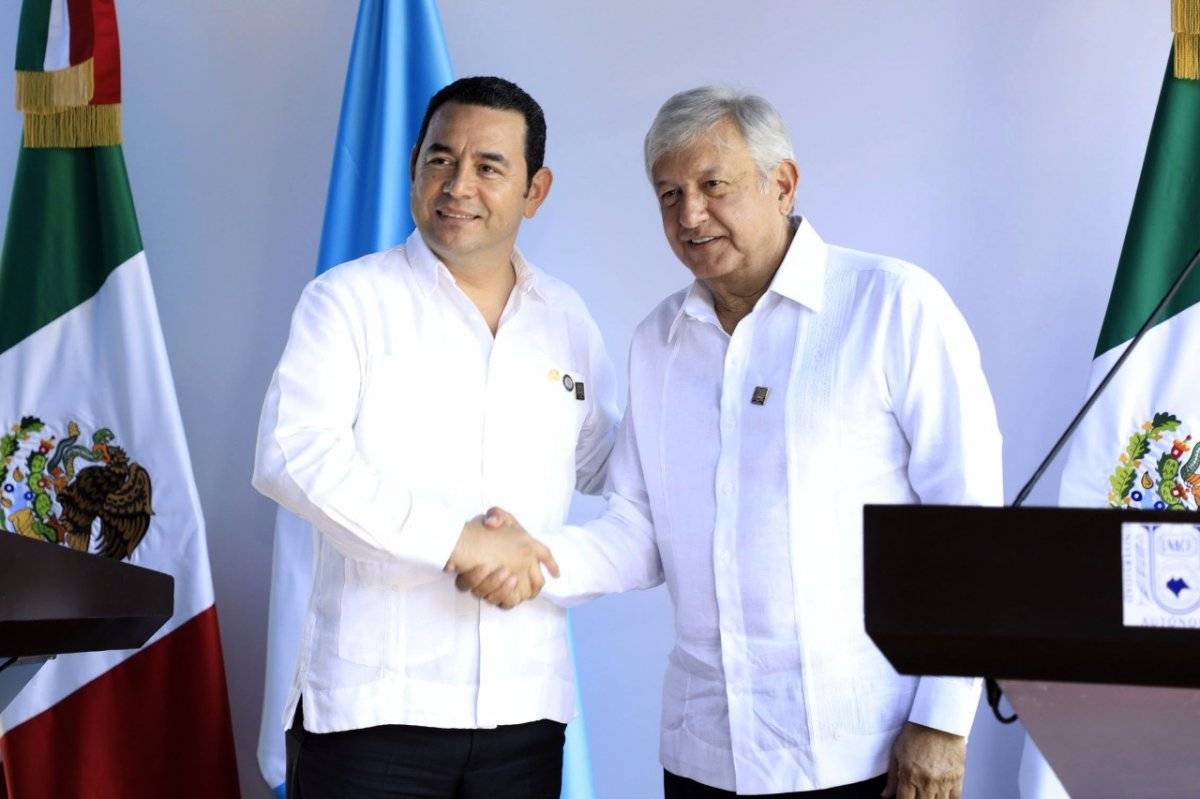Jimmy Morales y AMLO