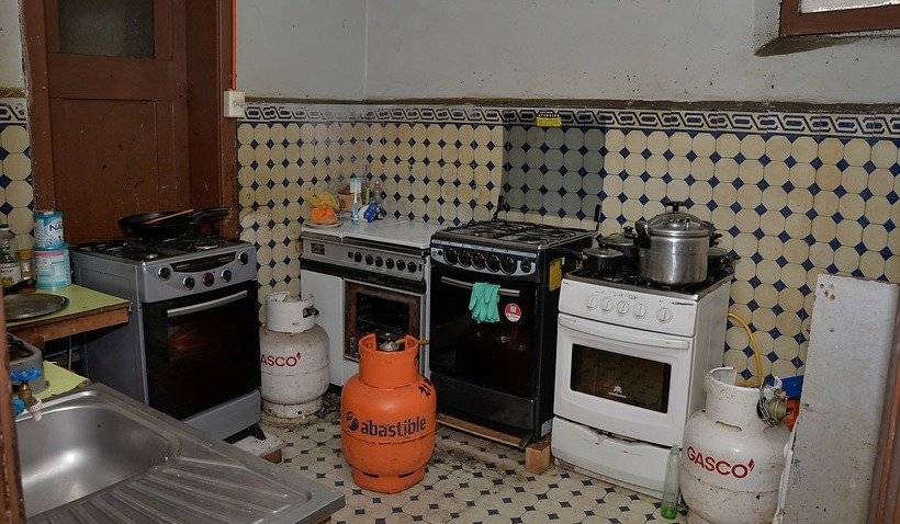 Cocina en vivienda de Providencia