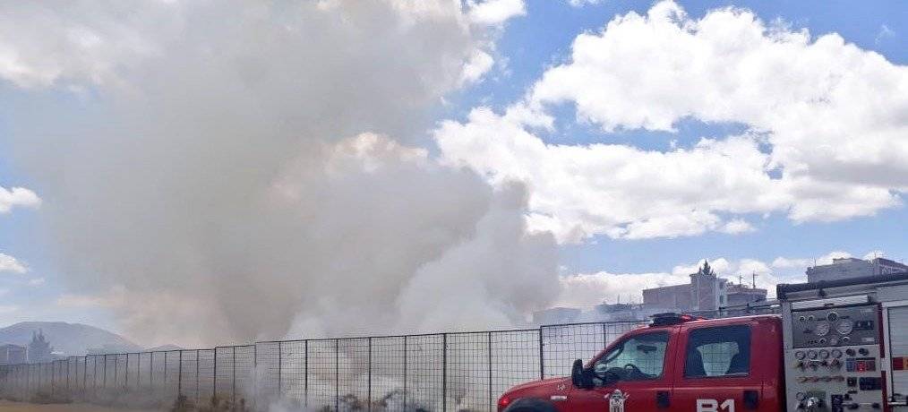 Quito: Se reportó un conato de incendio forestal en el sector Parque Bicentenario