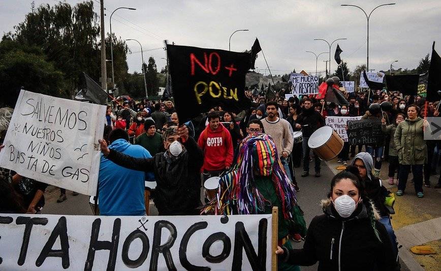 Protestas en Quintero y Puchuncaví