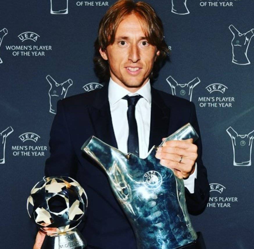 Luka Modric fue el gran ganador.