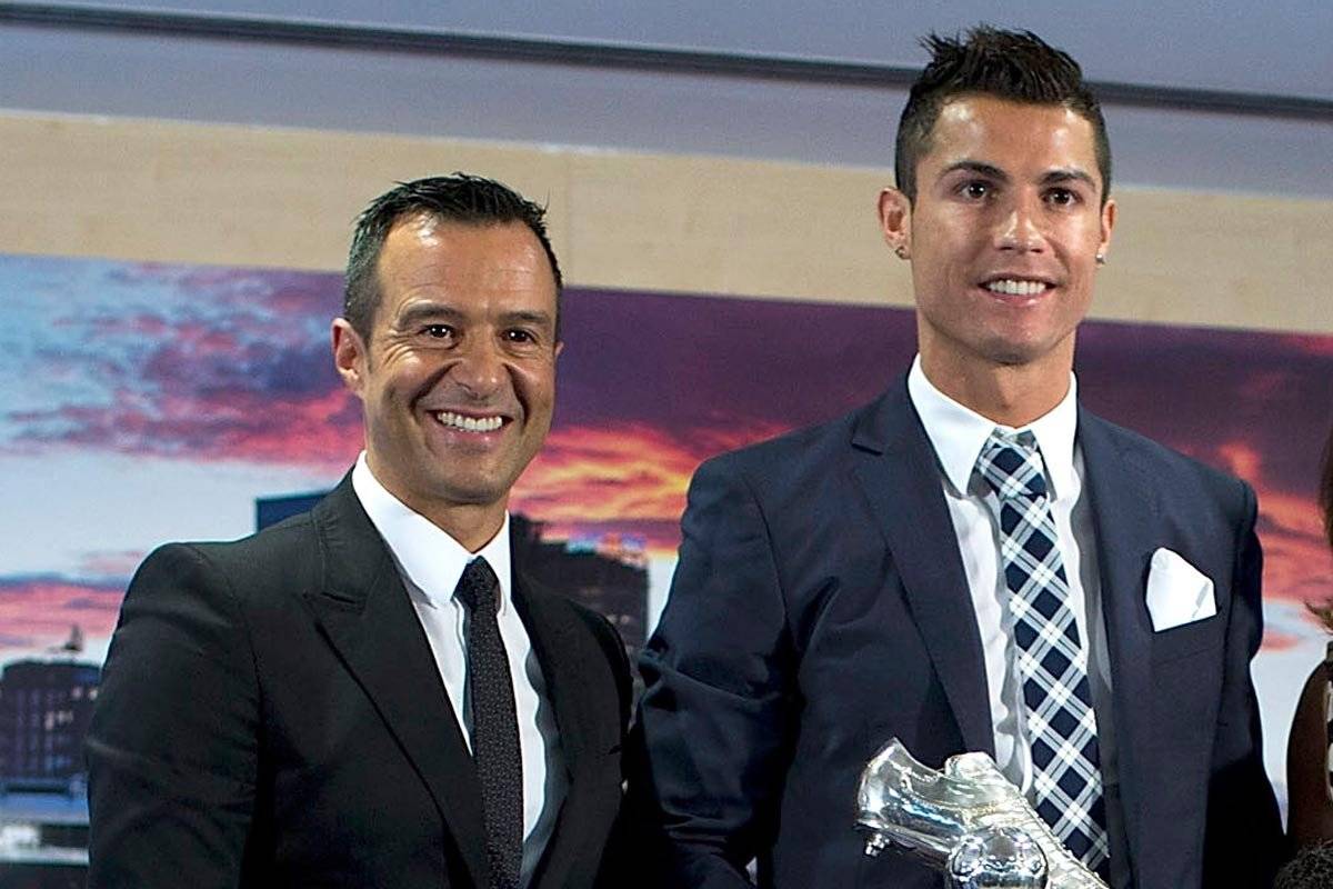 Mendes es el representante de Cristiano Ronaldo