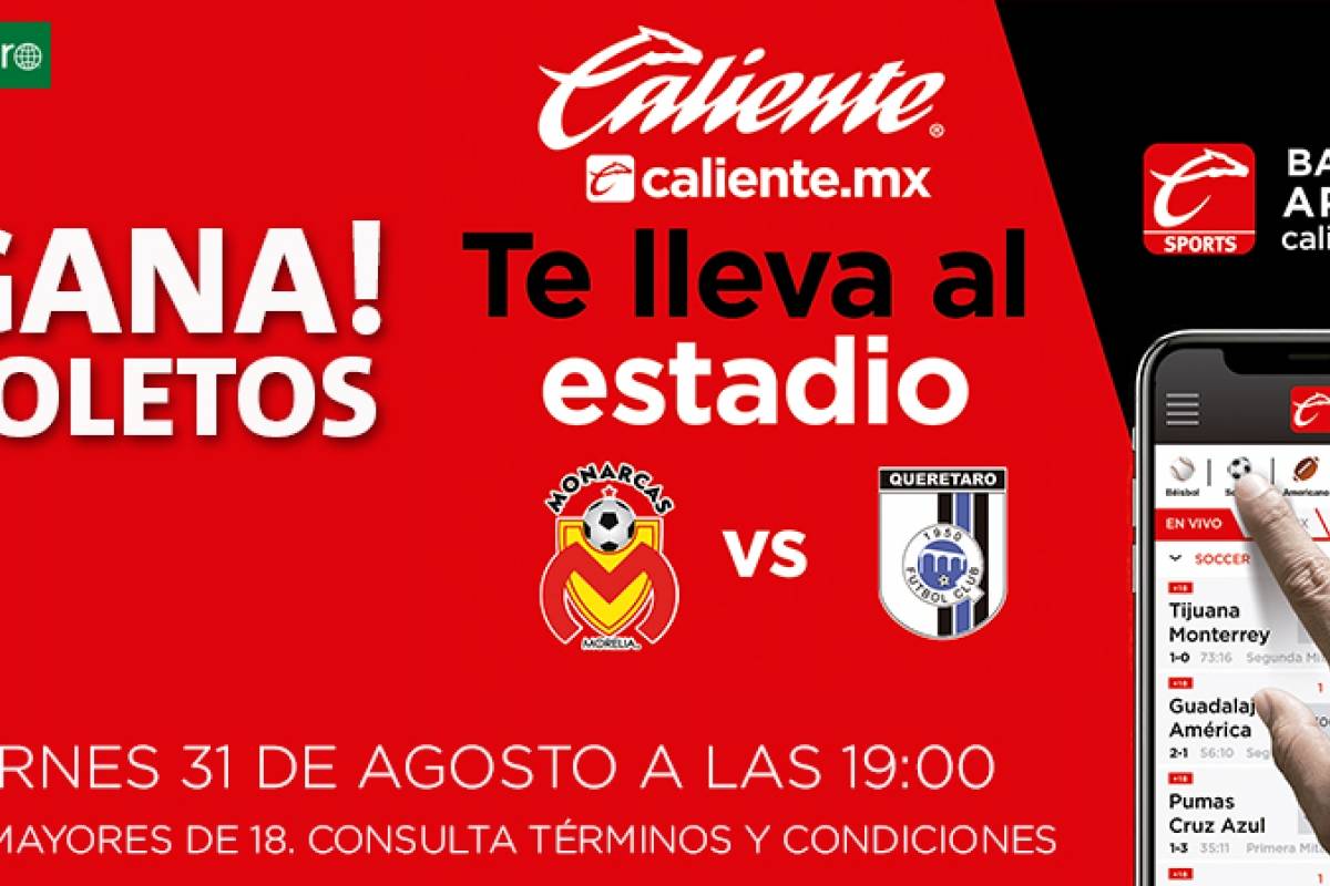 ¡Gana! boletos para Morelia vs Querétaro Publimetro México
