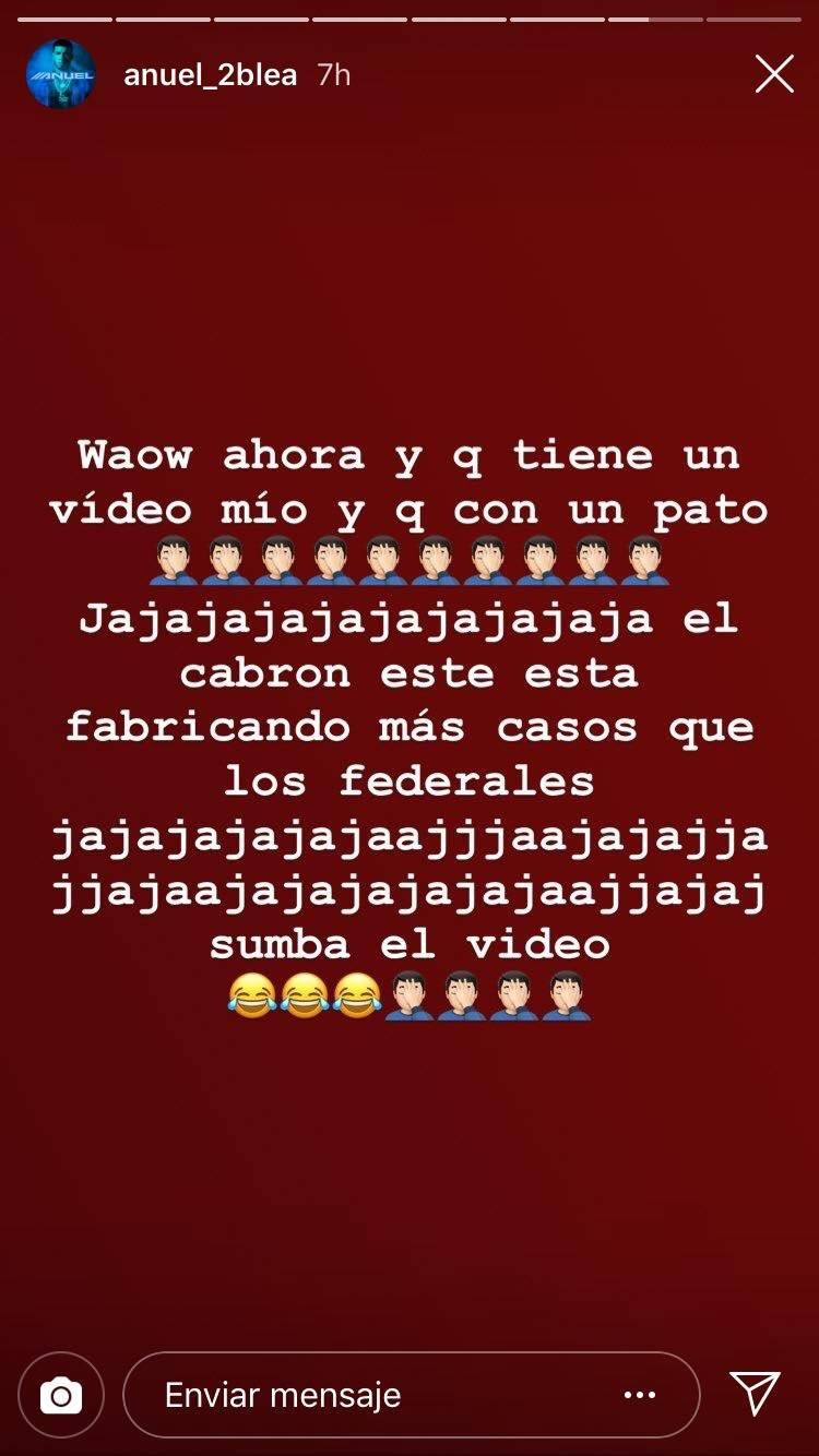 mensaje de Anuel AA a Cosculluela