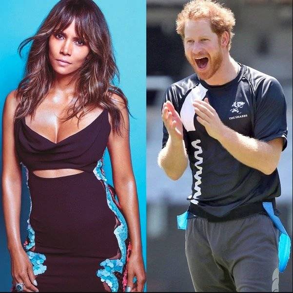 Halle Berry y Príncipe Harry