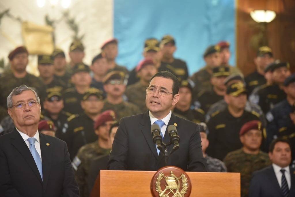 Presidente Jimmy Morales anuncia que el mandato de la CICIG no fue renovado