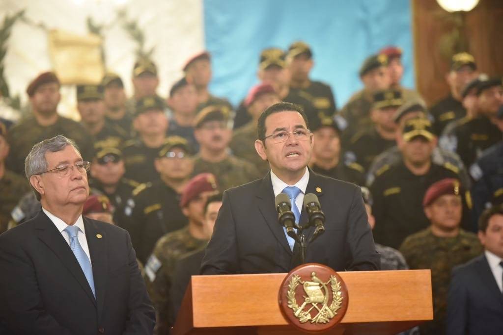 Presidente Jimmy Morales anuncia que el mandato de la CICIG no fue renovado