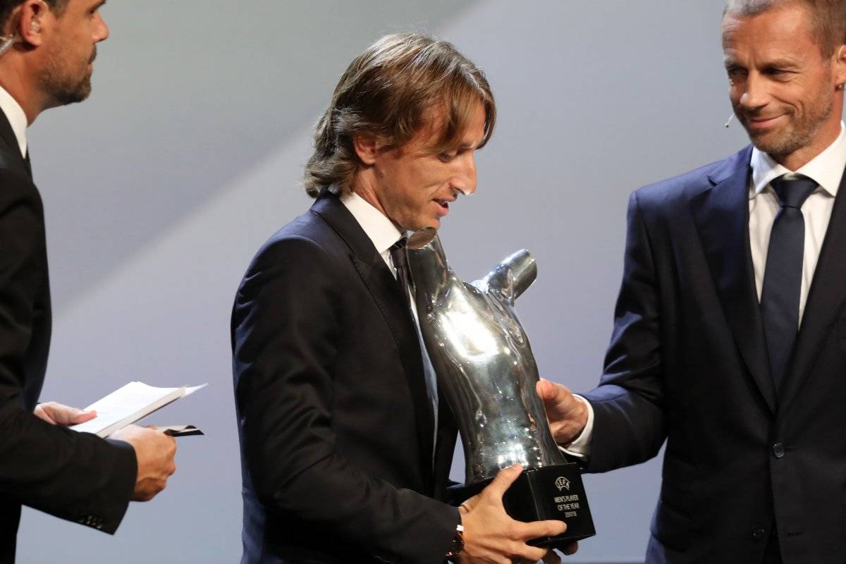 Luka Modric gana el premio al mejor jugador de Europa