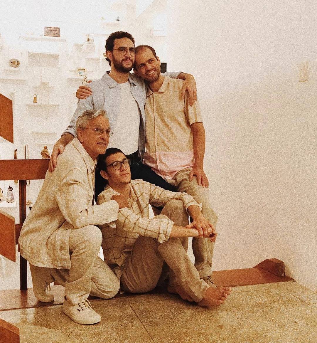 Caetano, Moreno, Zeca e Tom Veloso