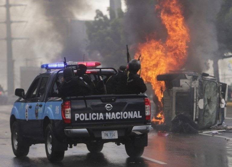 Enfrentamientos en Nicaragua