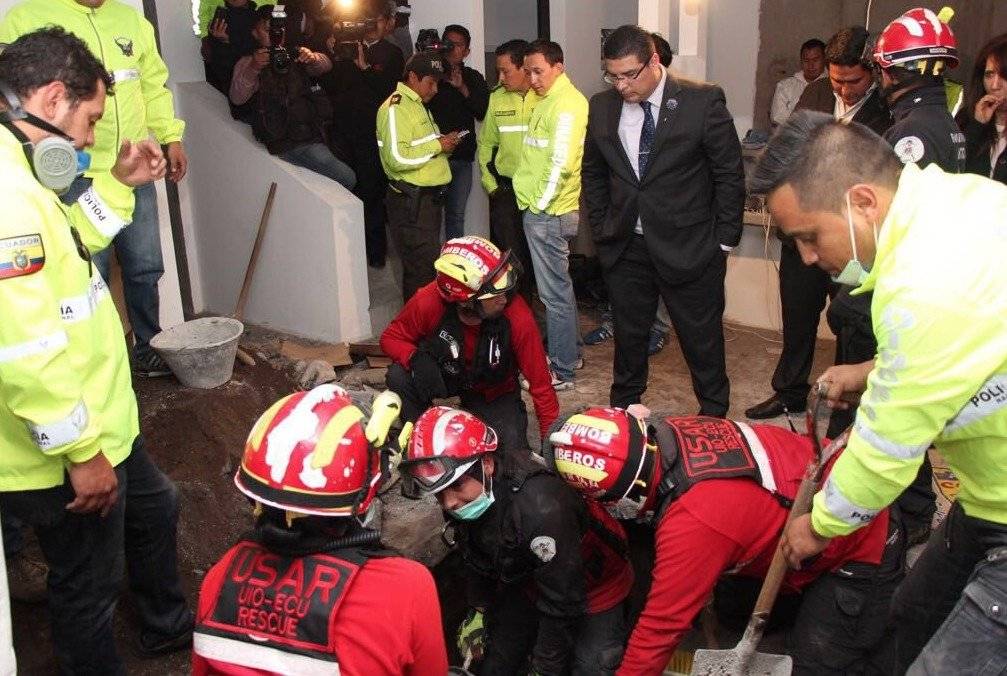 Hallan enterrado el cuerpo de un desaparecido en una vivienda en Quito