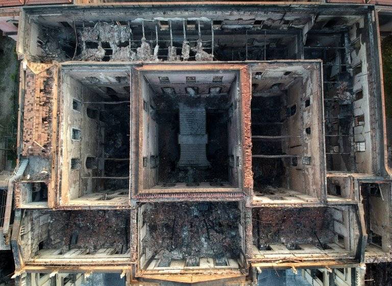 Incendio en Museo Nacional de Rio de Janeiro