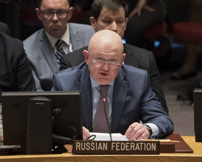 Vassily Nebenzia, representante de Rusia ante la ONU