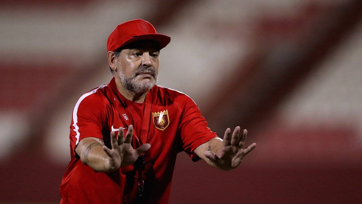 El Fujairah fue el último equipo que dirigió Maradona