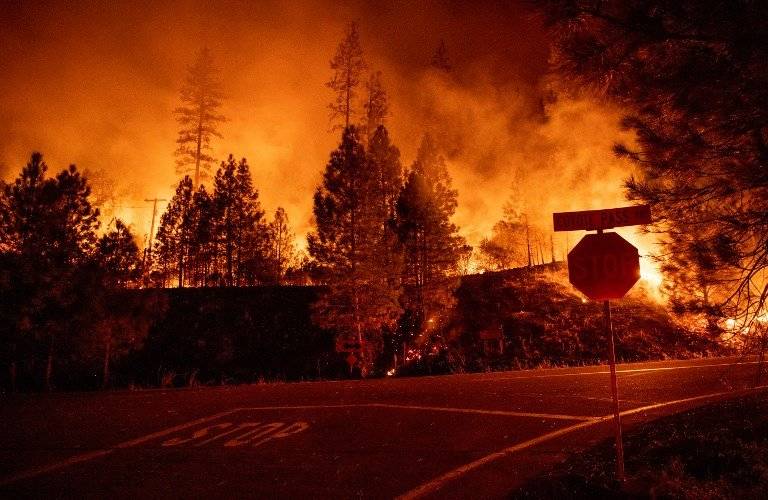 Incendio en California