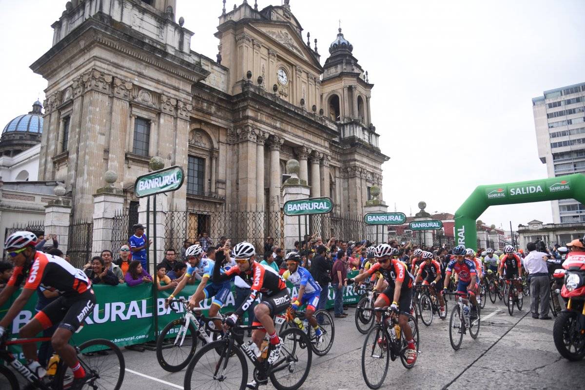 La Vuelta a Guatemala partirá a un costado de la Catedral.