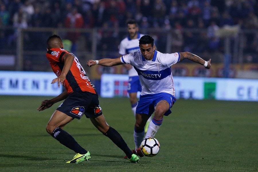 Andrés Vilches jugó por última vez con la UC por el Campeonato Nacional en el 0-0 ante Antofagasta en casa (27/05) / Foto: Agencia UNO