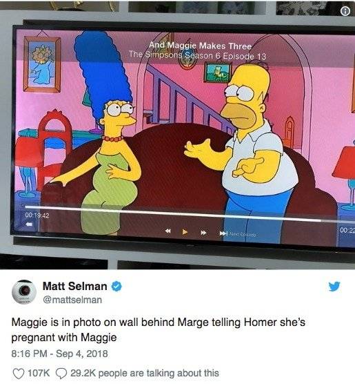 Error en un capítulo de Los Simpsons se volvió viral