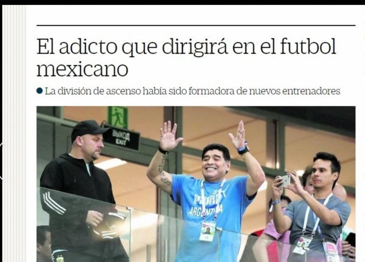 Crítica a Maradona