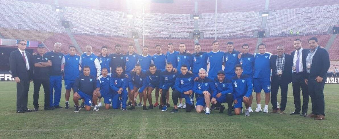 La selección nacional en el Memorial Coliseum