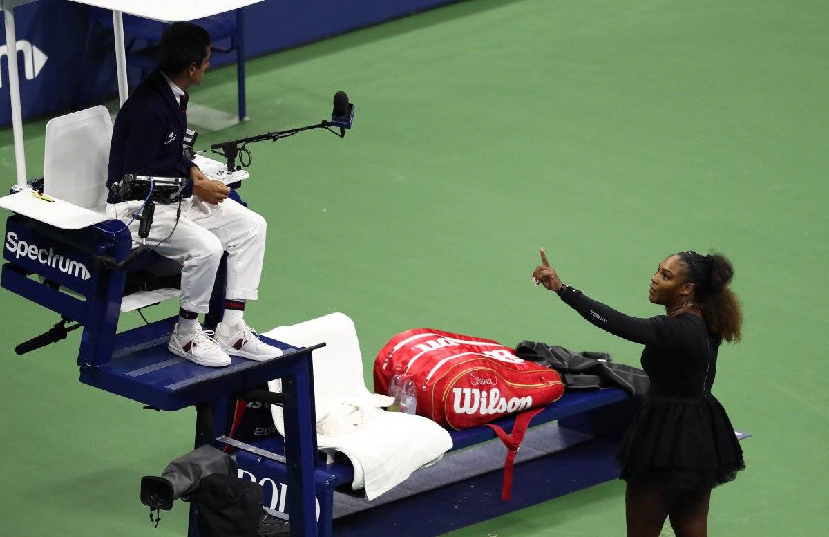 Williams llamó ladrón al juez de silla