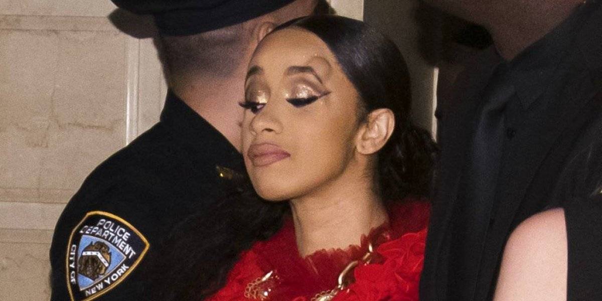 Así quedó el rostro de Cardi B