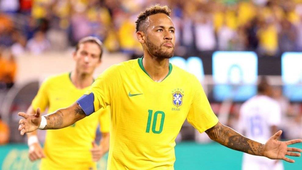 Neymar marcó el segundo gol