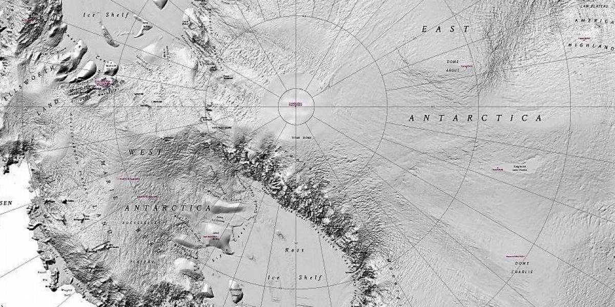 Liberan el mapa de la Antártida con más precisión hasta el momento